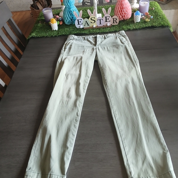 Anthropoligie Pilcro Nwot Sage Chino Size 32 - Picture 1 of 8